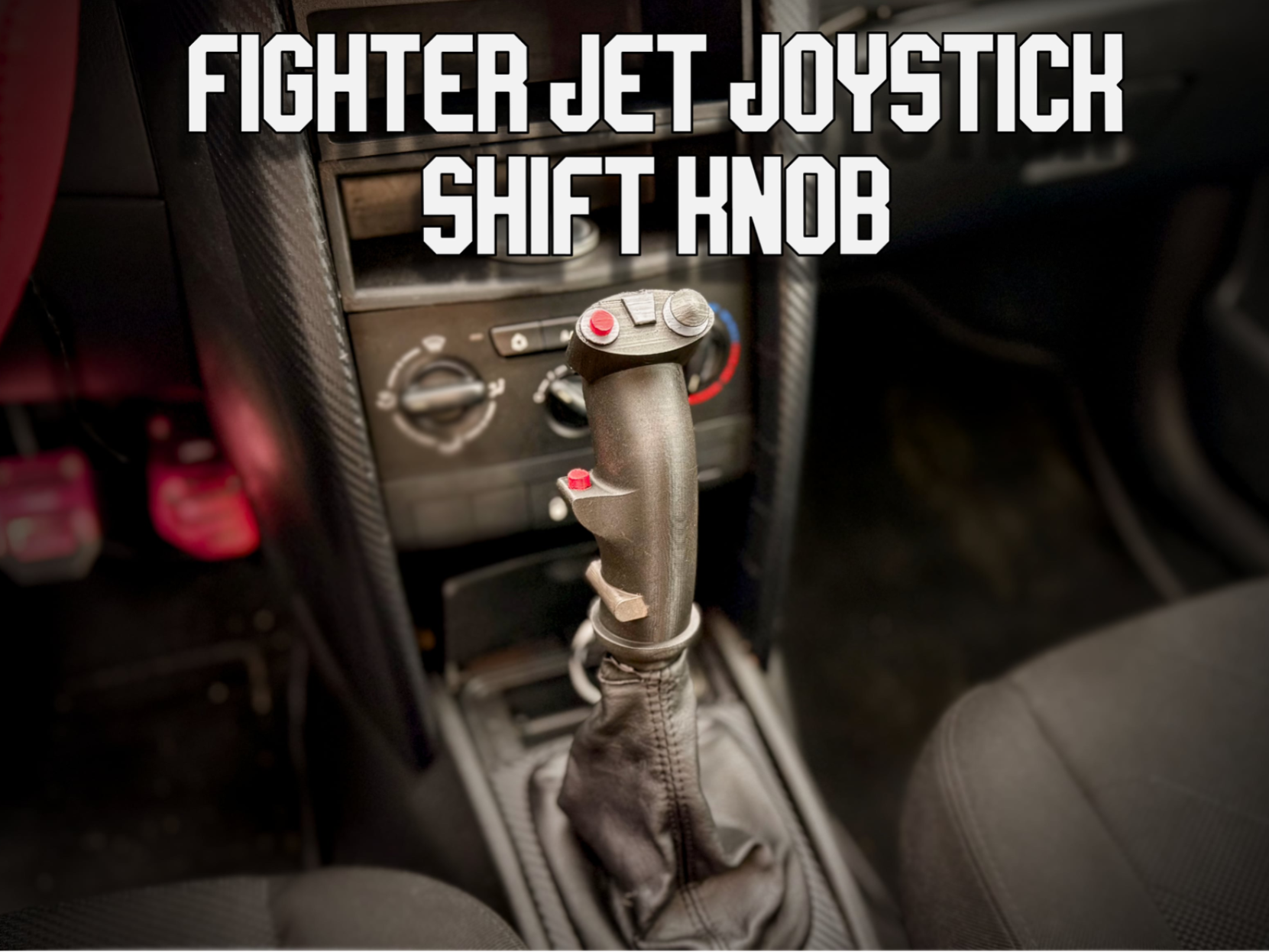 Miniatura 2 do modelo 3D Fighter Jet Shift Knob - F-16 Style