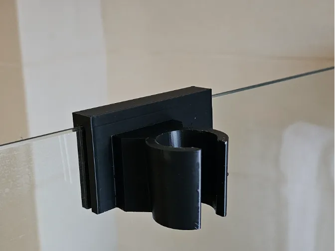 Shower head glass stand
