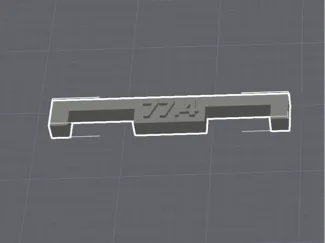 Marklin M-Rail Spacers (77.4mm and 96.4mm) v2