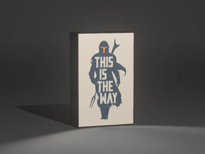 The Mandalorian Lightbox - This is the way