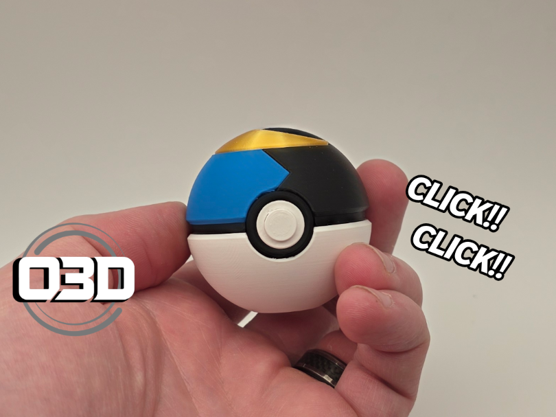 2in Moon Ball Clicker - O3D (No AMS)