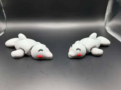 Cute Tiny Articulated Kawaii Dolphin