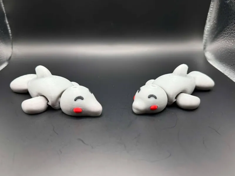 Cute Tiny Articulated Kawaii Dolphin