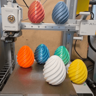 Spiral Twist Easter Egg