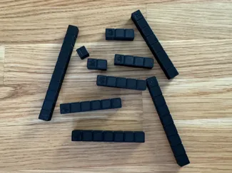 Montessori Rechenstäbchen 1–10 (3D-gedruckt)