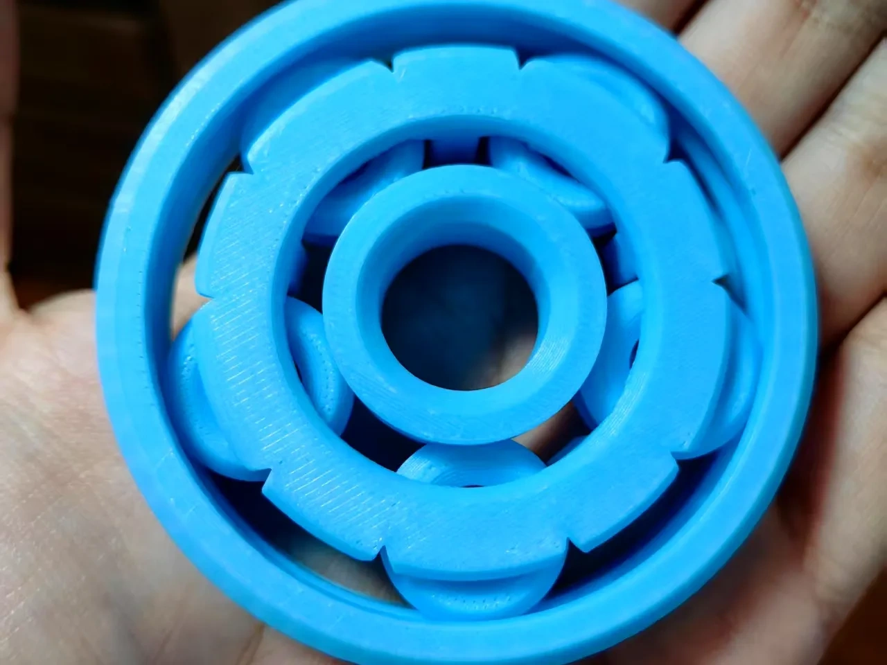 Print in place roller bearing with holder no supports required by 