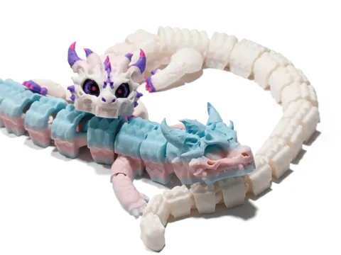 Adorno temático: Skycoil – Articulated Flexi Dragon — referencia de MakerWorld