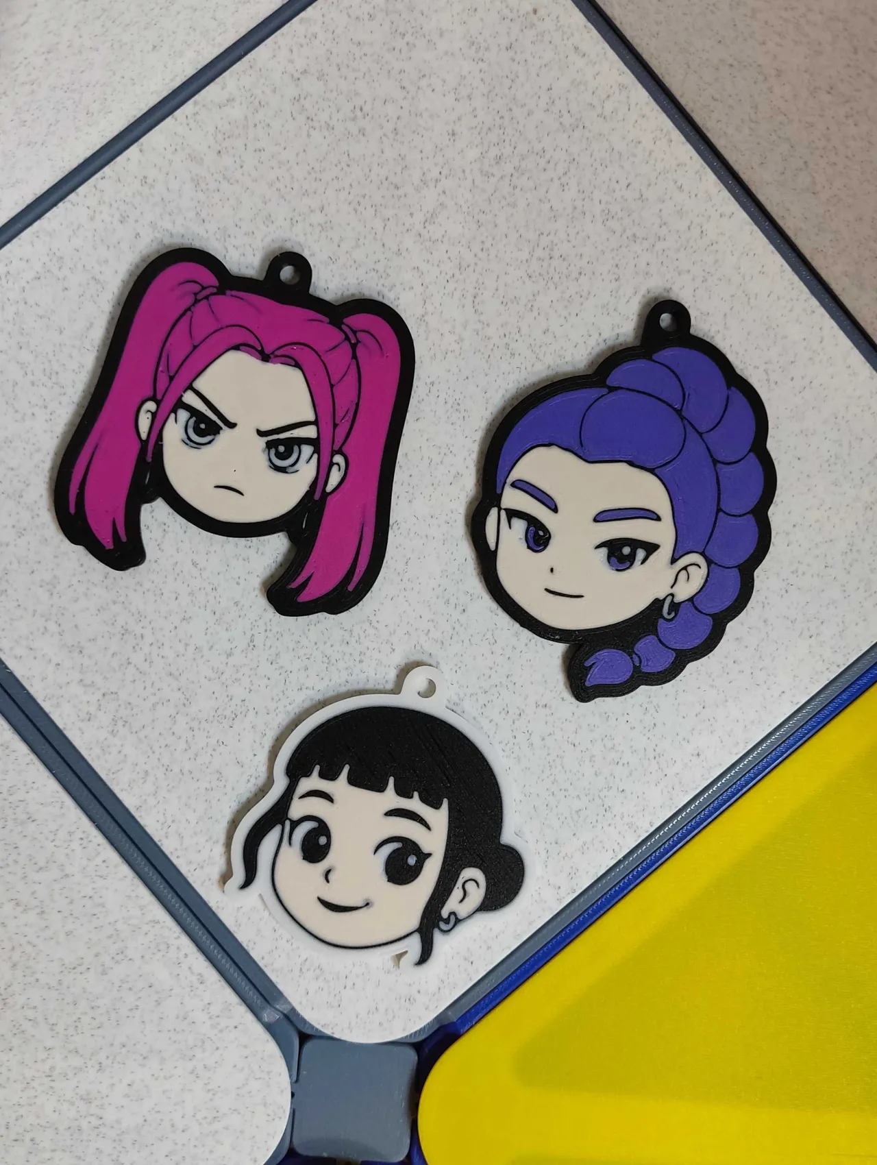 K Demon H Keychains view 2
