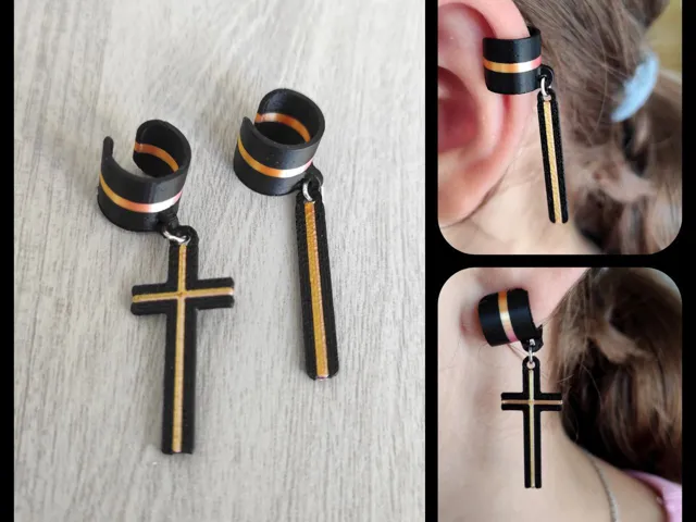 Obsidian Drift - Earrings