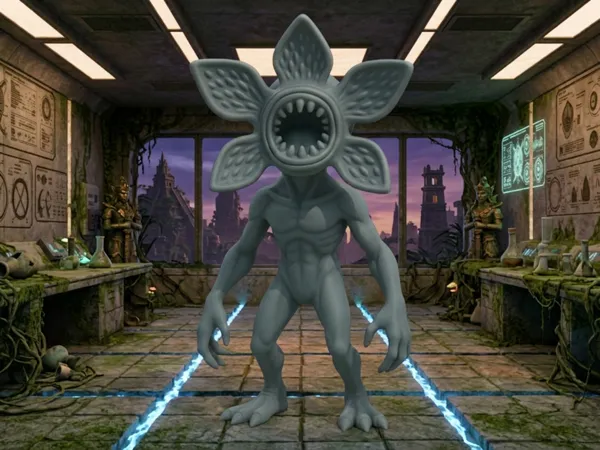Statue du Demogorgon - Stranger Things