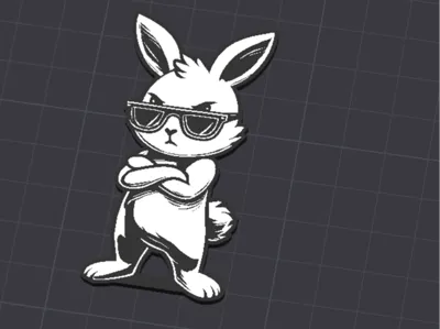 Bunny Keyring