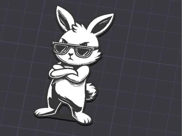 Bunny Keyring