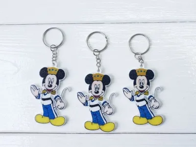 King Mickey Mouse keychain
