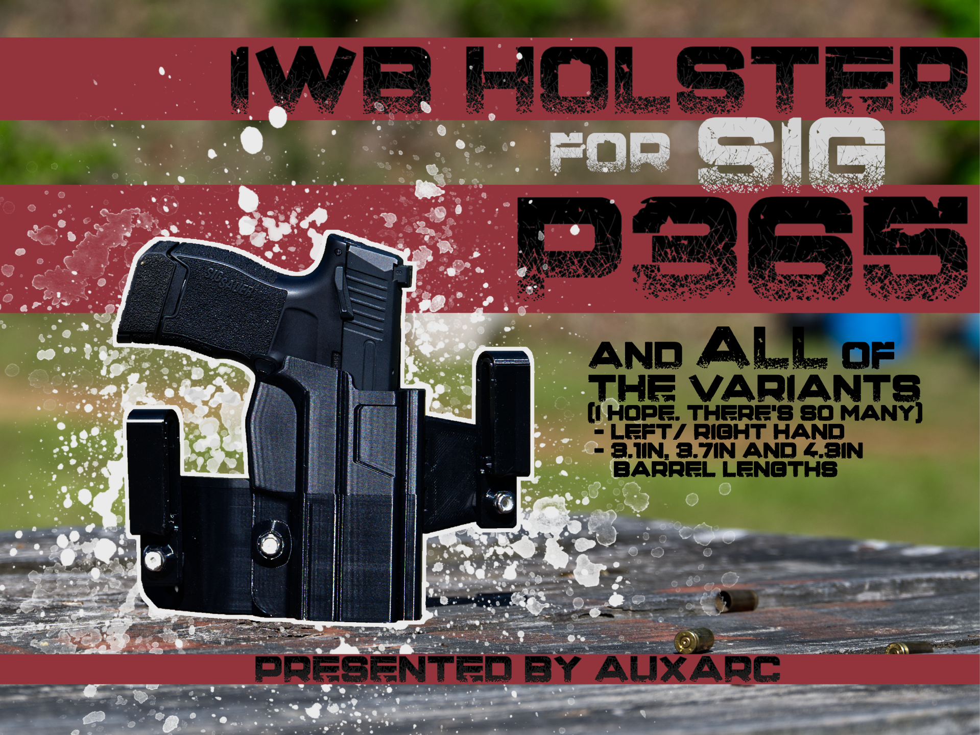 IWB Holster for SIG P365 