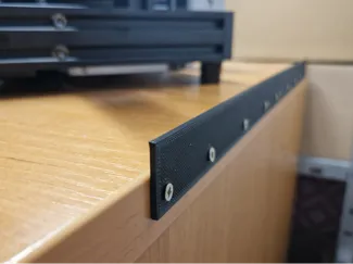 Desk/table stop 200mm/250mm with edge. 