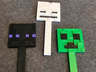 Minecraft Cupcake Toppers