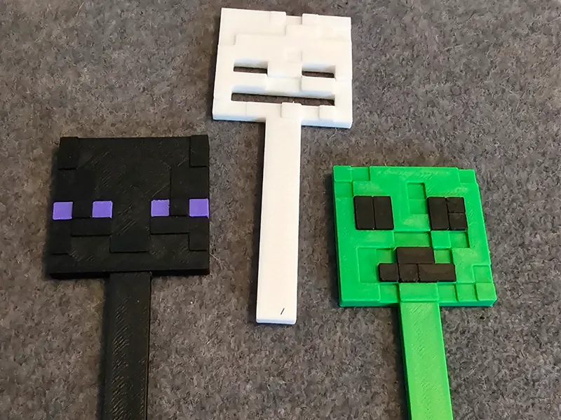 Minecraft Cupcake Toppers