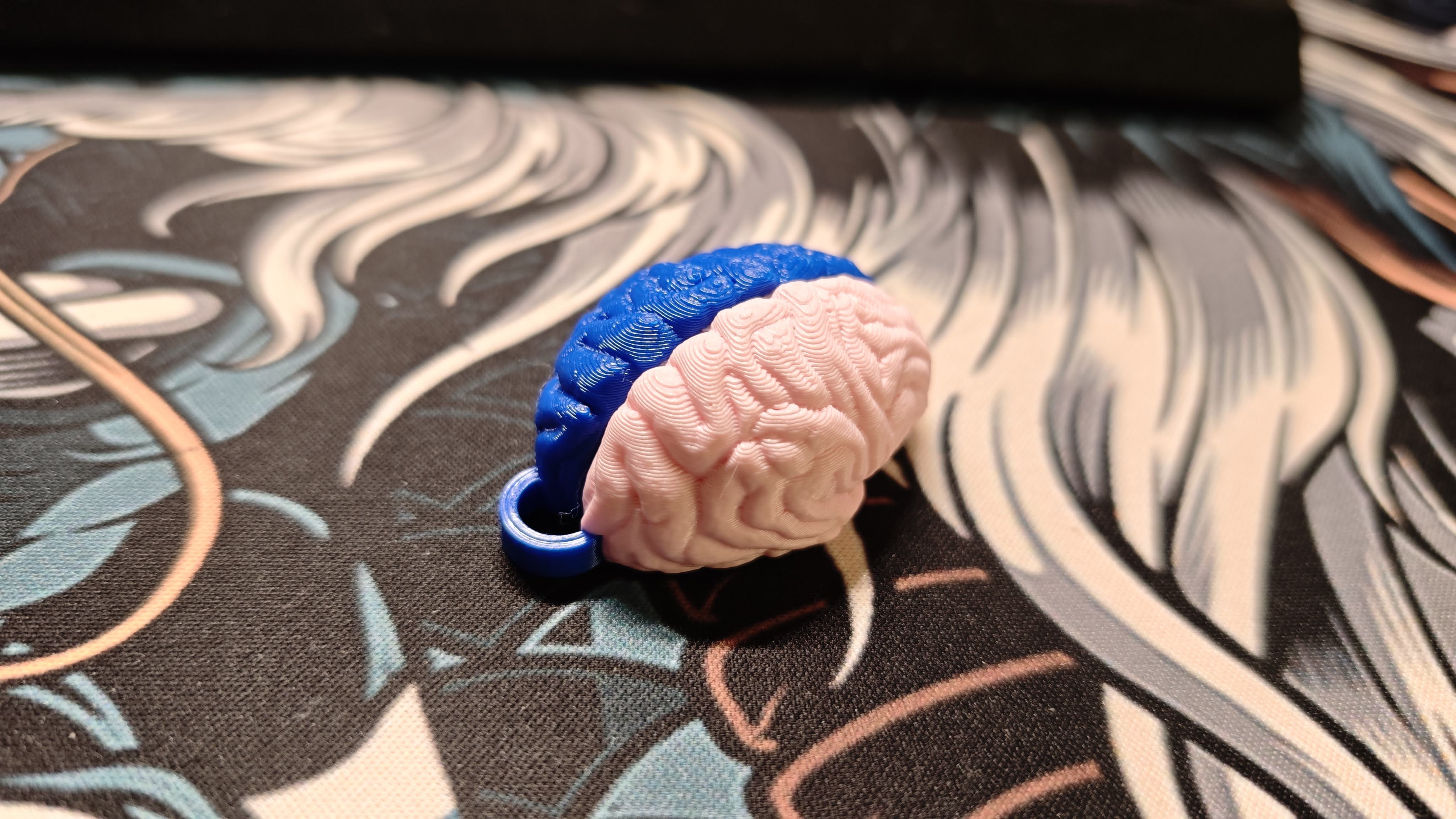 Miniatura 9 do modelo 3D BRAIN KEYCHAIN