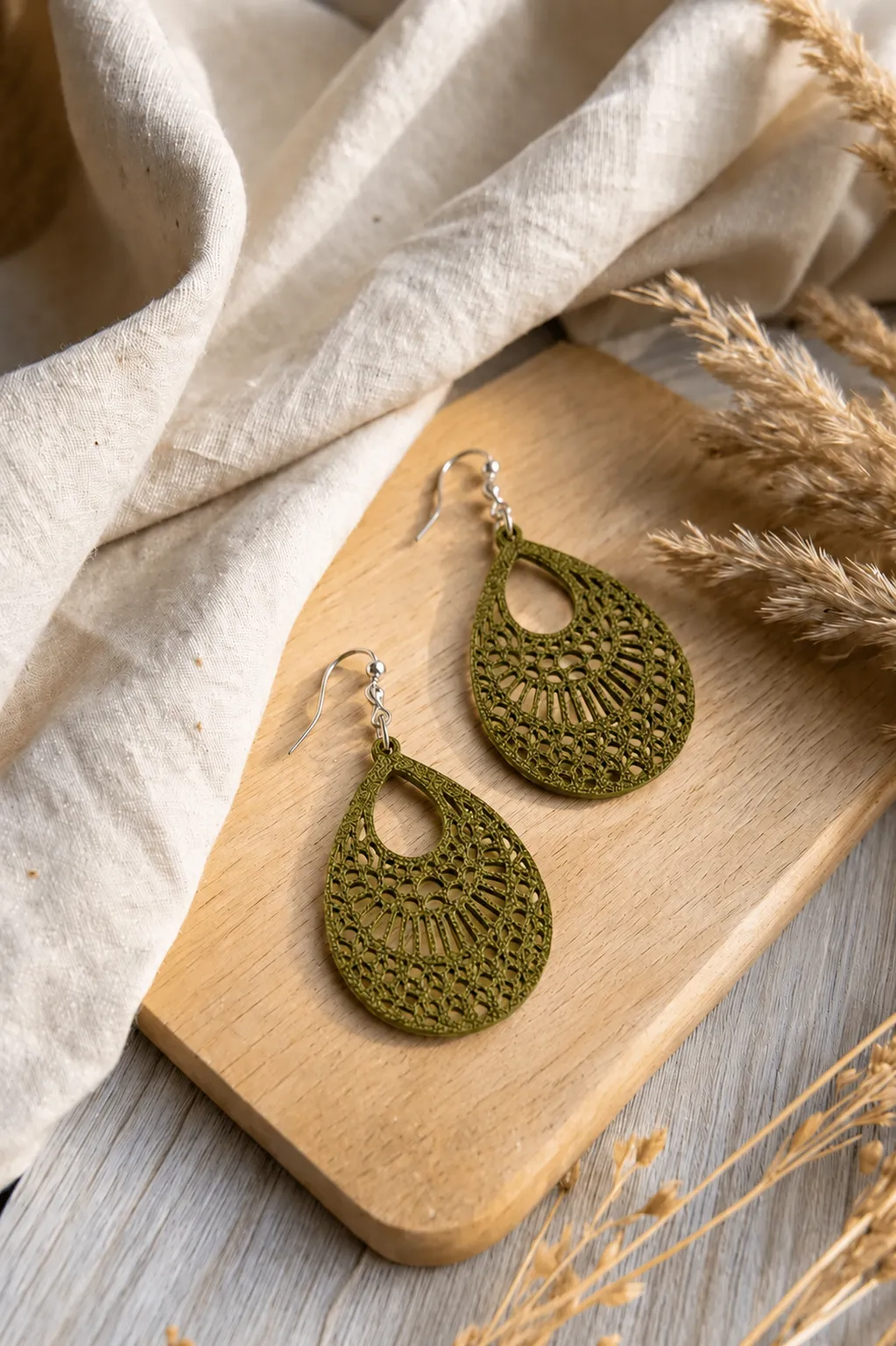Verdant Teardrop Earrings view 3