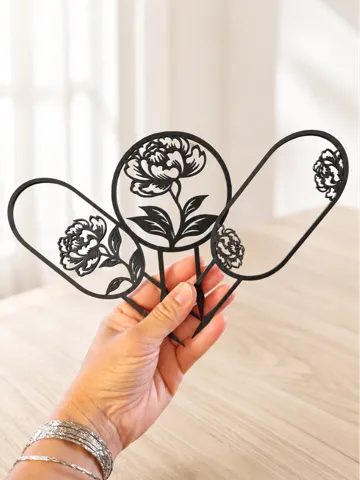 Soporte: Mai Bloom Peony Trellis Trio — vista de referencia 2