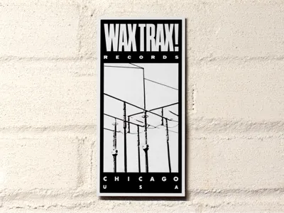 WAX TRAX! Records Chicago Logo