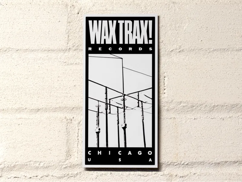 WAX TRAX! Records Chicago Logo