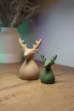 Estante o repisa: Nordic Fuzzy Deer – Modern 3-Piece Decor Set — vista de referencia 3