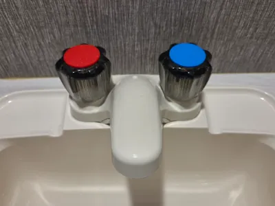 RV sink and shower valve covers 