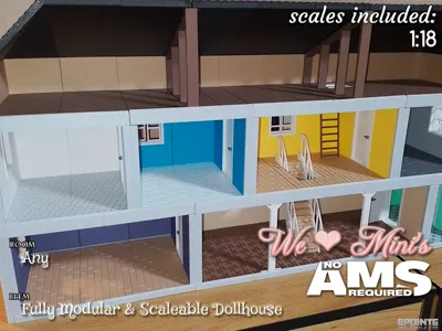 Fully Modular & Scaleable Dollhouse