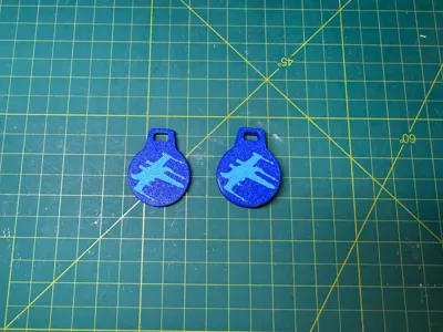 X-Wing Silhouette Air Tag Holder