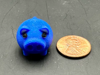 Tiny Multicolor Pig
