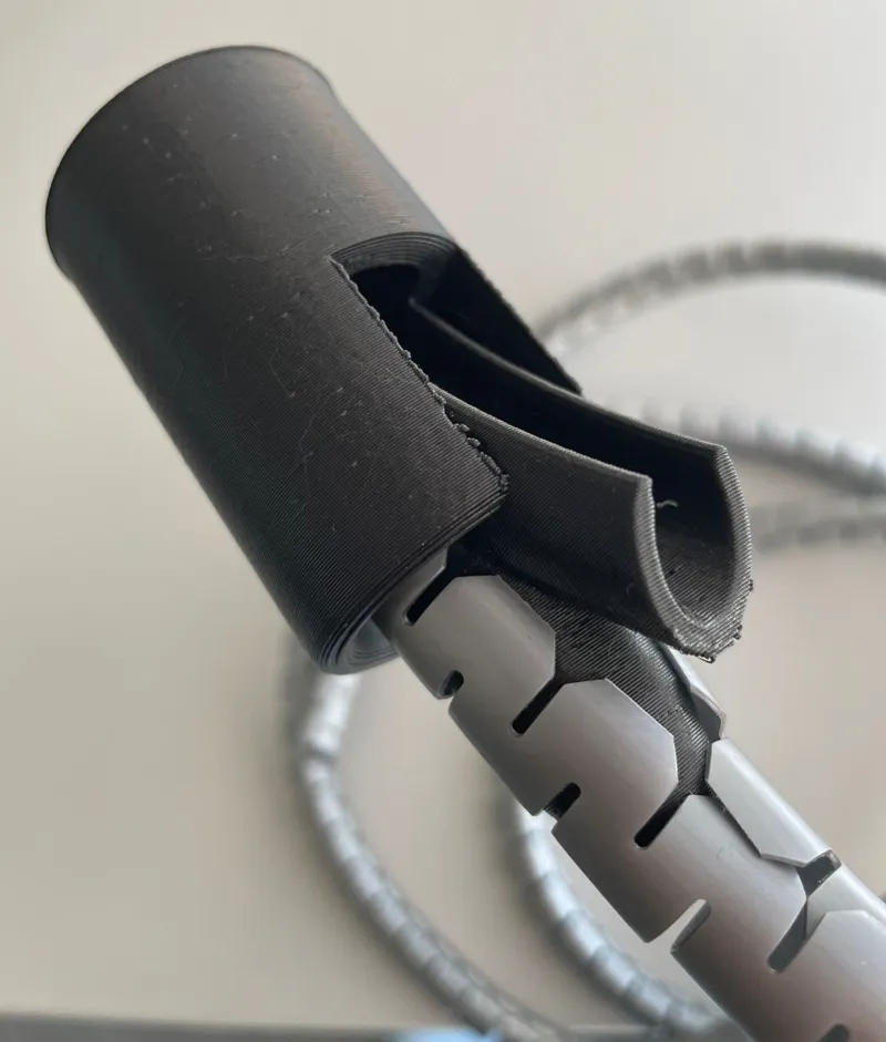 Cable management tool for spiral cable sleeves