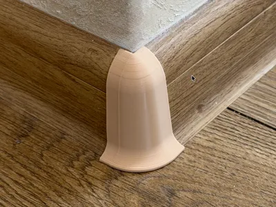 Baseboard (floor skirting board) Corner 57x23 