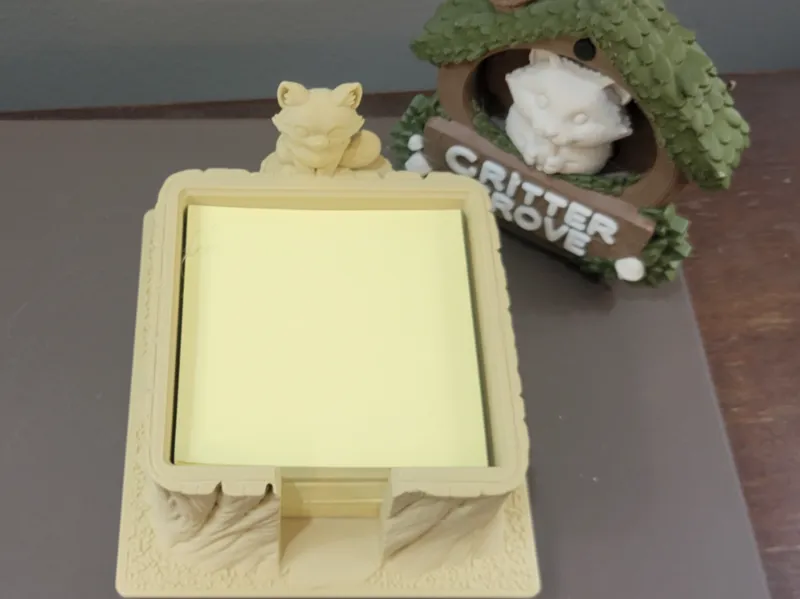Fox Sticky Note Holder – Critter Grove