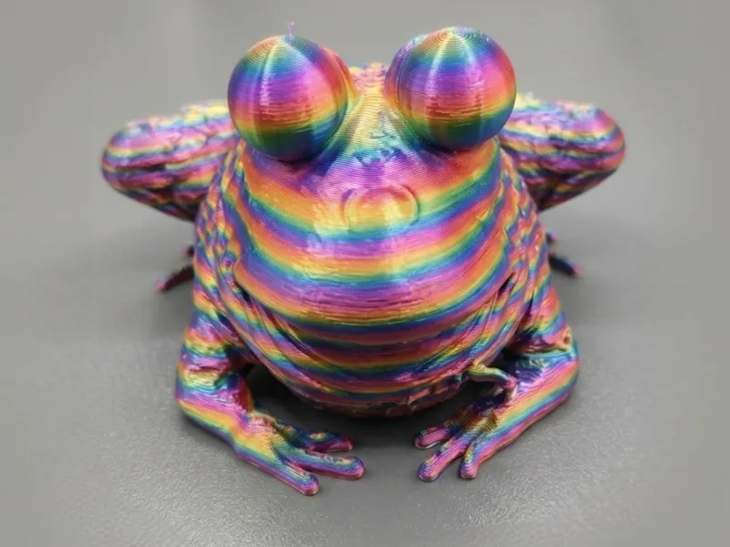 Hypnotoad Futurama – PLA Silk Rainbow | No AMS