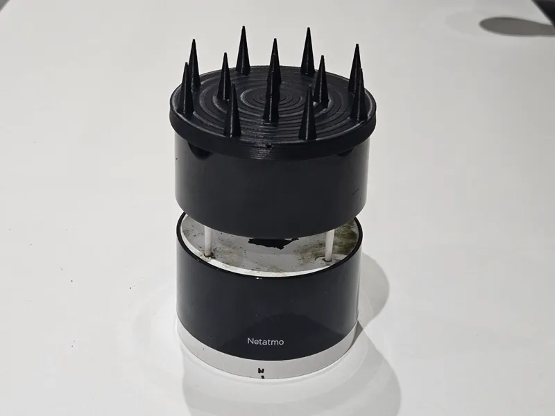Netatmo anemometer windmeter bird spikes 