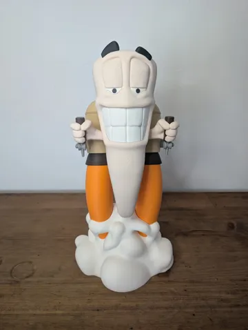 Accesorio para impresora 3D: Jetpack Worm — vista de referencia 4