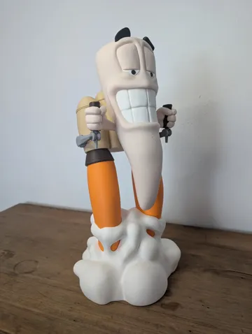 Accesorio para impresora 3D: Jetpack Worm — vista de referencia 3