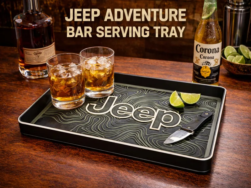 Jeep Adventure Serving and EDC tray