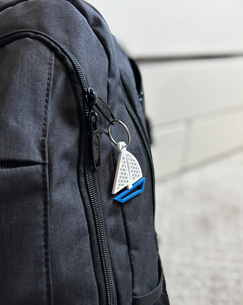 Sailboat Keychain / Necklace