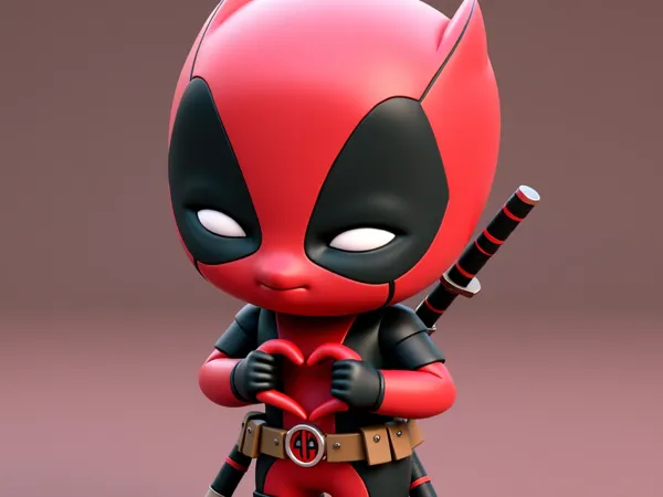 Figurine Deadpool miniature