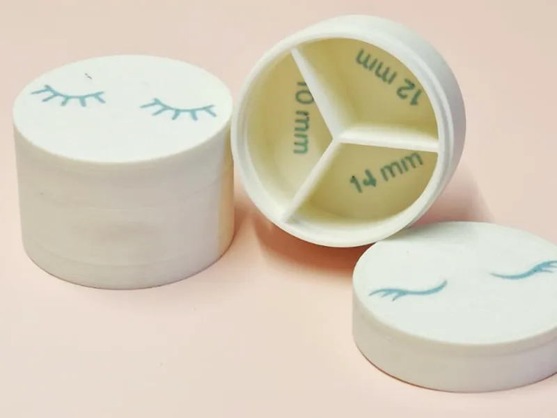 Lash Organizer Box with Lid – 10 / 12 / 14 mm