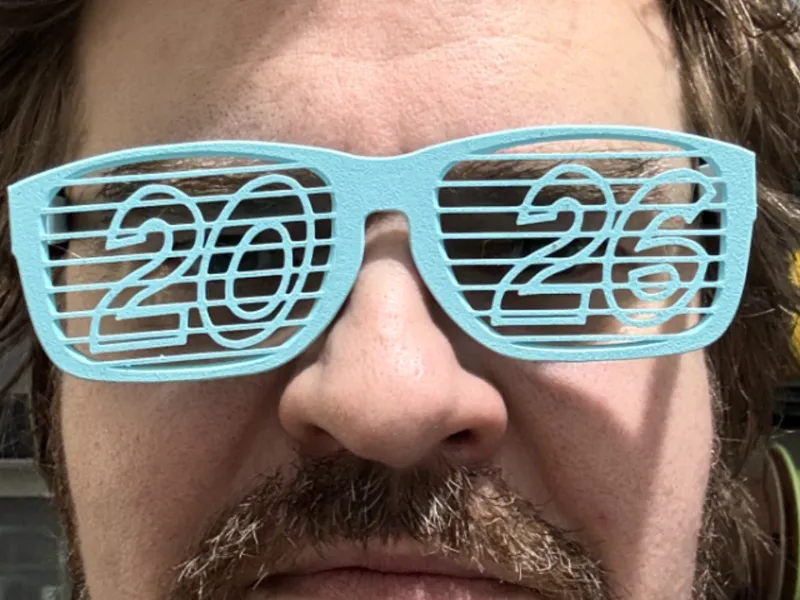 New Year 2026 Glasses
