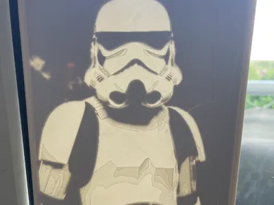 Stormtrooper Lithophane