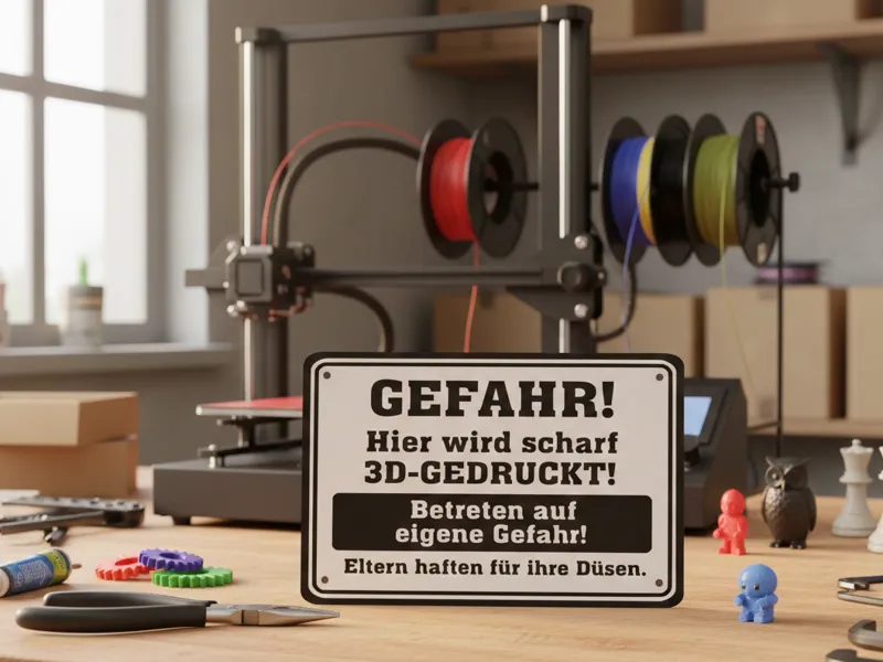 Hier wird scharf 3D-gedruckt!
