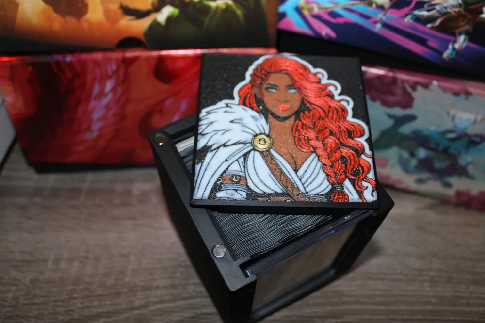 MTG EDH Commander Showcase Deck Box - Tergrid by Westly MakerWorld ...