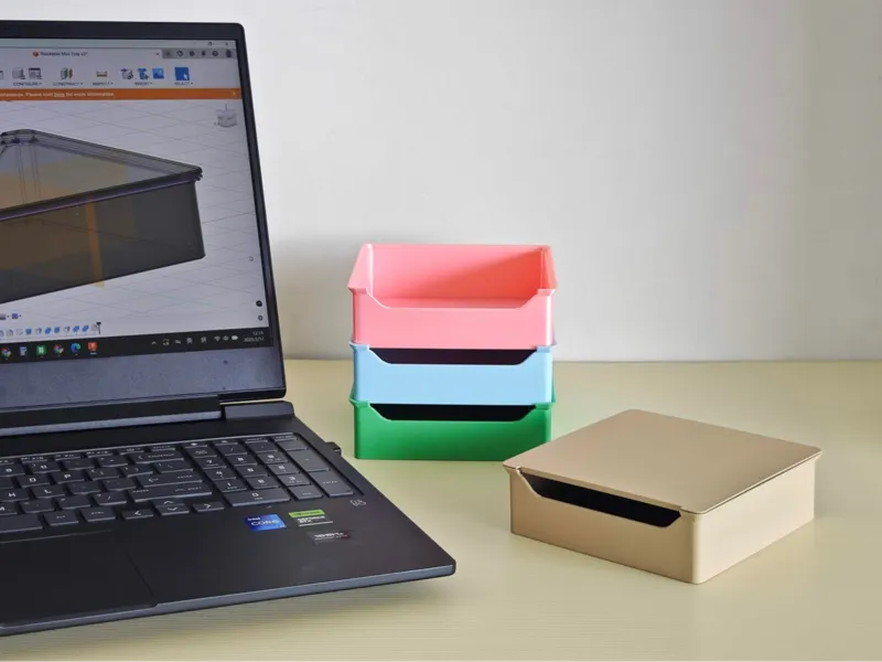 Stackable Catch All Tray With Lid