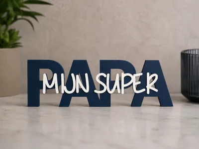 Word Art - My super DAD