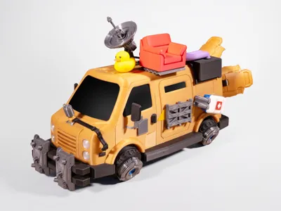 Escape from Duckov spaceship modular magnetic toy