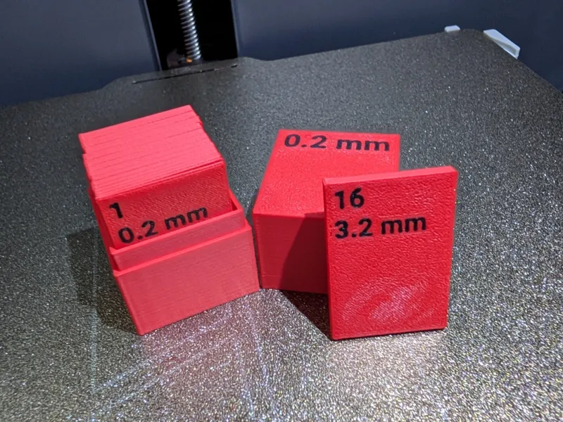 Thickness and strength cards w/ case